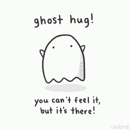Ghost Hug GIF