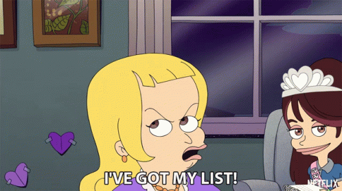 Ive Got My List Excited GIF - Ive Got My List My List Excited GIFs