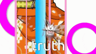 the word truth that is on a cartoon