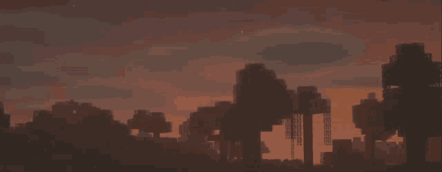 Minecraft Sunset Jungle GIF - Minecraft Sunset Jungle GIFs