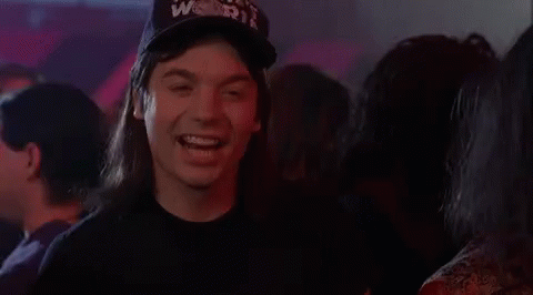 Mikemyers Waynesworld GIF - Mikemyers Waynesworld Smiling GIFs