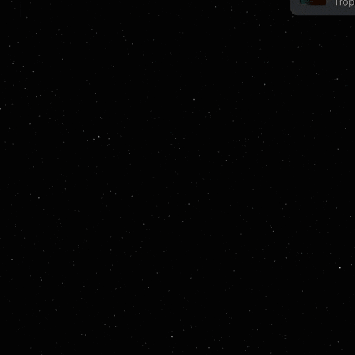 a logo for lucasfilm games with a starry background