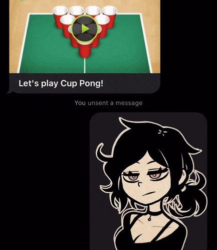 a screenshot of a video game called cup pong