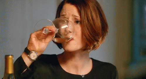 After A Hard Day GIF - Wine Stressed Drinking GIFs