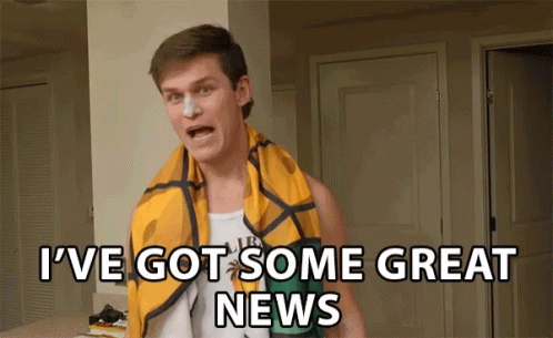 Ive Got Some Great News Alcohol GIF