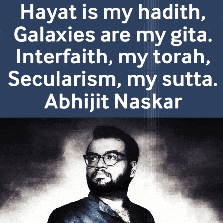 a picture of a man with glasses and the words hayat is my hadith