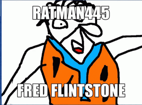 Ratman445 Fred Flintstone GIF - Ratman445 Fred Flintstone Bouaine GIFs