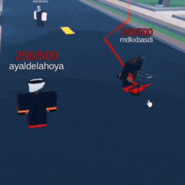 a person is running down a street in a video game with the number 255/500 written on it .