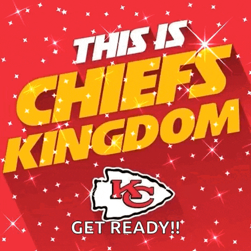 a poster that says `` this is chiefs kingdom get ready !! ''