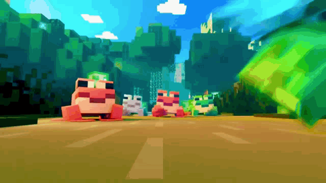 Angry Frog GIF - Angry Frog Minecraft GIFs