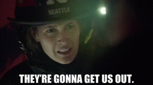 Station19 Andy Herrera GIF - Station19 Andy Herrera Theyre Gonna Get Us Out GIFs