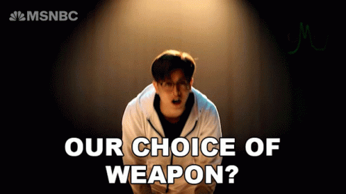 Our Choice Of Weapon Gamestop Msnbc GIF - Our Choice Of Weapon Gamestop Msnbc We Use Gamestop GIFs