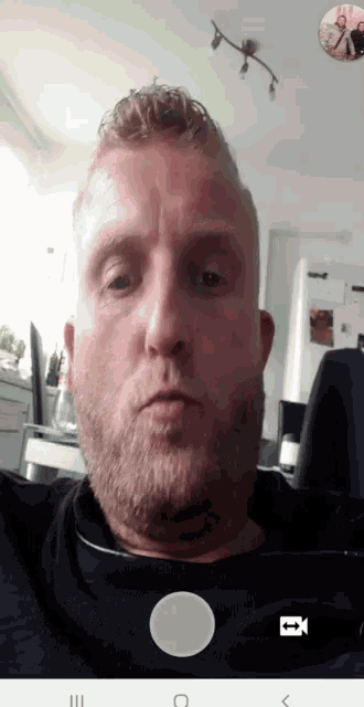 a man is taking a picture of himself with a camera