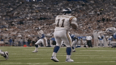 a football player with the number 11 on his back