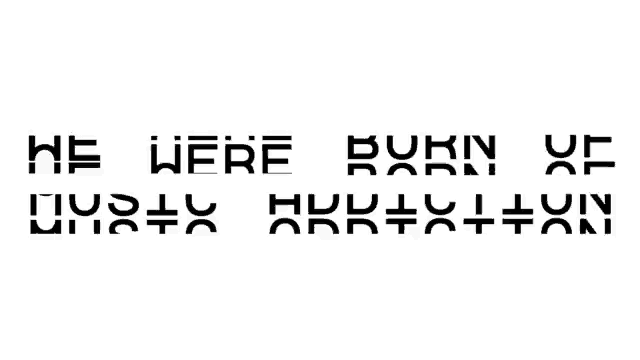 the words we were born of music addiction are written in black on a white background .