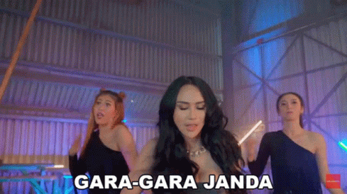 Gara Gara Janda Bebizy GIF - Gara Gara Janda Bebizy Janda Bolong Song GIFs