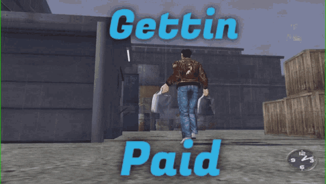 Shenmue Shenmue Getting Paid GIF - Shenmue Shenmue Getting Paid Getting Paid GIFs