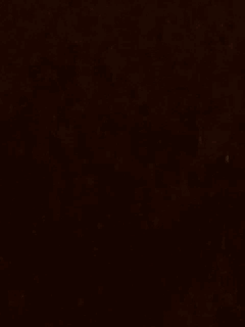 a close up of a dark brown background with a few white spots on it