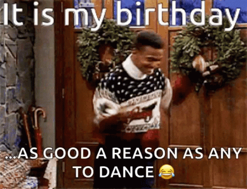 It Is My Birthday Carlton GIF - It Is My Birthday Carlton Dance GIFs