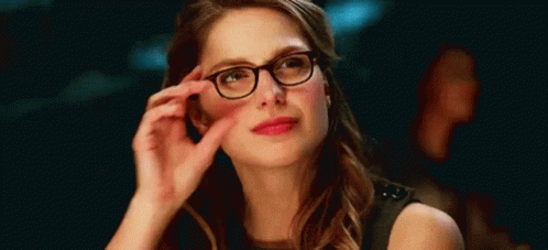 Melissa Benoist Glasses GIF - Melissa Benoist Glasses Pretty GIFs