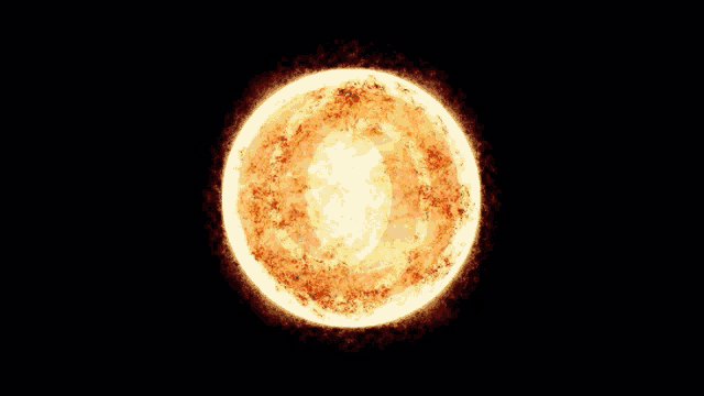 a circle of fire with the letter s inside