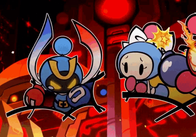 a cartoon drawing of a samurai and a girl with a bow