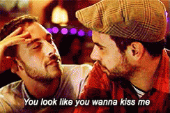 Gay Kiss GIF - Gay Kiss You Look Like You Wanna Kiss Me GIFs