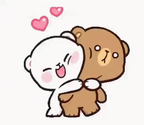 Cute Bear Hug GIF - Cute Bear Hug Love You GIFs
