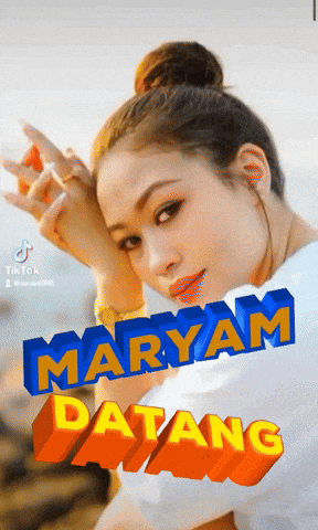 a picture of a woman with the name maryam datang