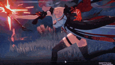 a screenshot of a video game with the word septium on the bottom