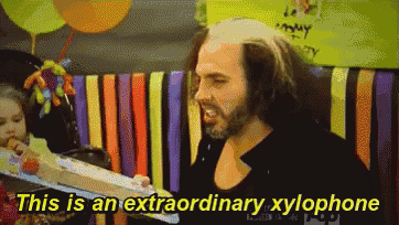 a man says this is an extraordinary xylophone