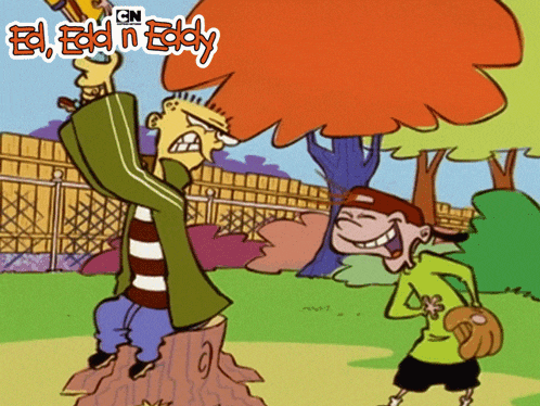 a cartoon of ed and eddy from cn