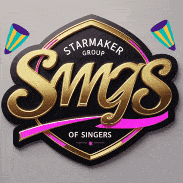 a logo for the starmaker group of singers is shown