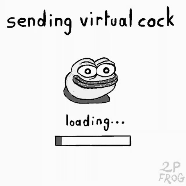 Pepe The Frog Sending Virtual Cock GIF