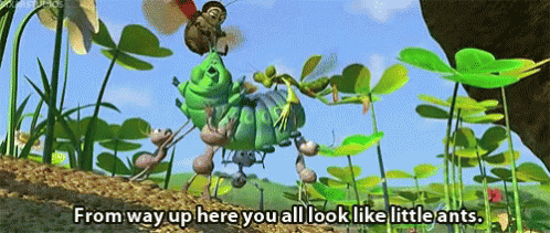 A Bugs Life You All Look Like Little Ants GIF - A Bugs Life You All Look Like Little Ants Pretentious GIFs