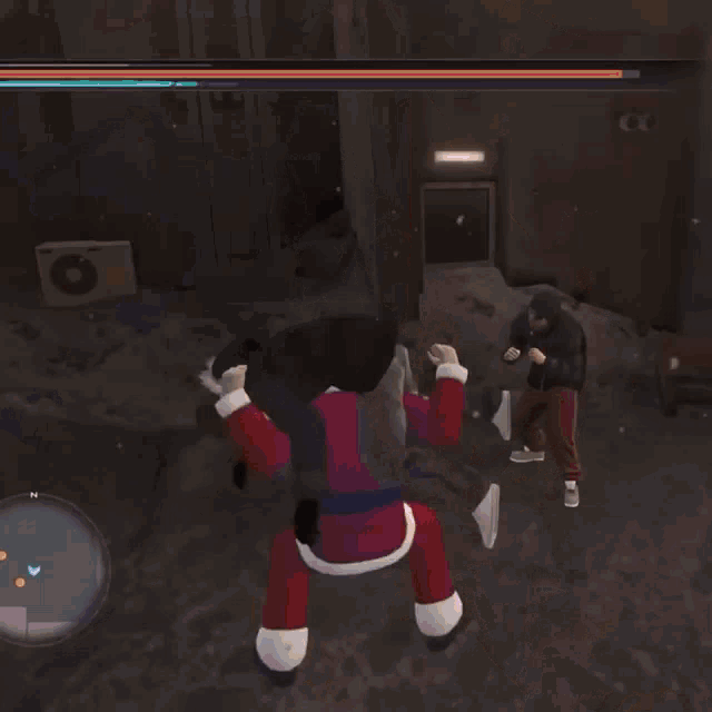a video game with a square in the middle