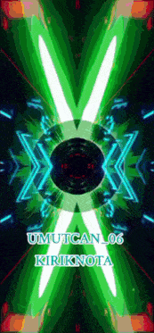 a green background with the words umutcan_06 kiriknota on the bottom