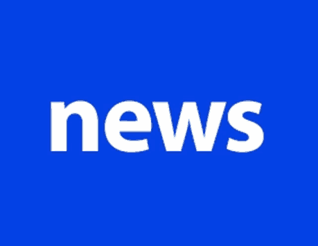 a blue background with the word news written in white