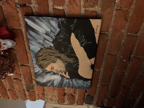 Kurt Cobain Paintingby Brax GIF - Kurt Cobain Paintingby Brax Starving Artiston Facebook GIFs