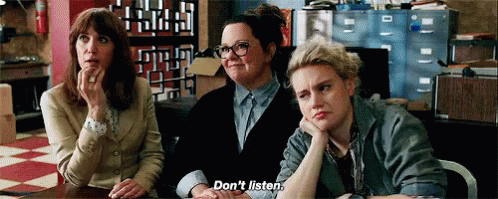 Cover Those Ears GIF - Dont Listen Ghostbusters GIFs