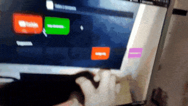 a person is using a mouse on a computer screen