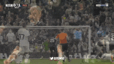 a man is laying on the ground during a soccer game on bein sports