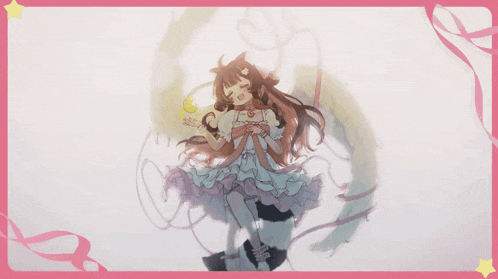 a drawing of a girl in a white dress with wings