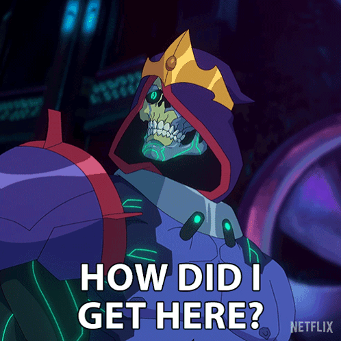 How Did I Get Here Skeletor GIF - How Did I Get Here Skeletor Masters Of The Universe Revolution GIFs