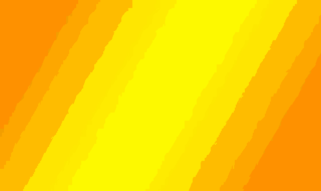 a silhouette of a dog 's ears against a yellow background