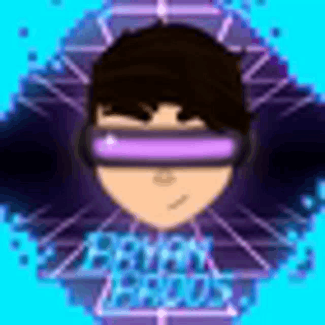 a cartoon character wearing a virtual reality headset and headphones .
