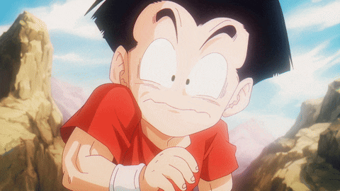 a cartoon character with a red shirt and a white wristband