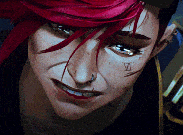 a close up of a person 's face with a tattoo on their face that says vi