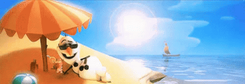 Abbronzatura Abbronzarsi Prendere Il Sole Tintarella Spiaggia Mare Olaf Fozen GIF - Tan Tanned Sunbathing GIFs