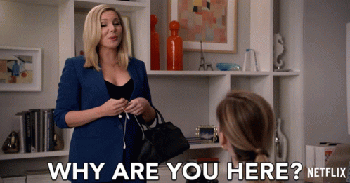 Why Are You Here June Diane Raphael GIF - Why Are You Here June Diane Raphael Brianna Hanson GIFs